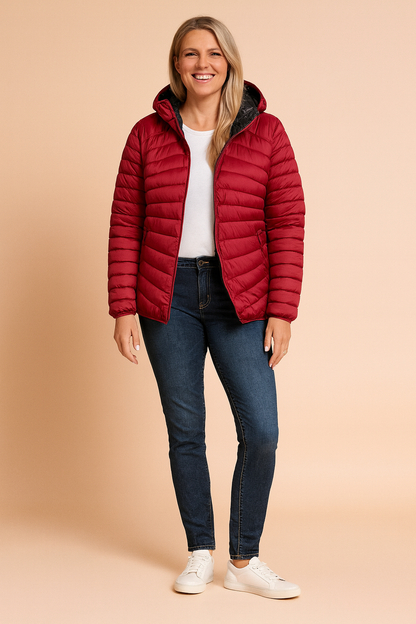 Warm Padded Hoodie Jacket