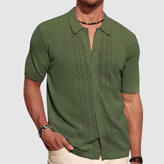 Casual Men's Short Sleeve Lightweight Shirt - EasyApparels