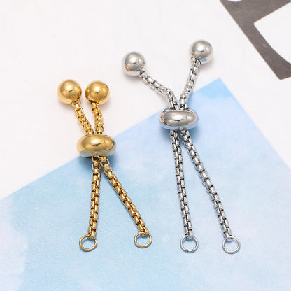 Silver Tone Expandable Bracelet Extender 3 Pack - Luxicro