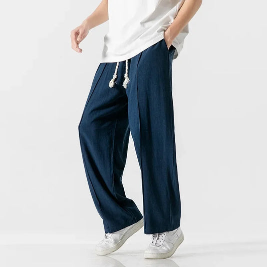 Comfortable Casual Cotton Trousers - EasyApparels