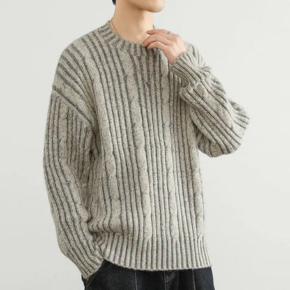 Casual Classic Striped Sweatshirt