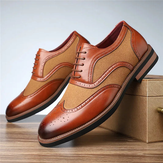 Luxury Suede Dress Shoes - EasyApparels
