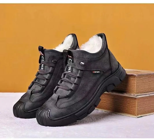 Men's Shoes with Soft Fleece and Grip Sole - EasyApparels