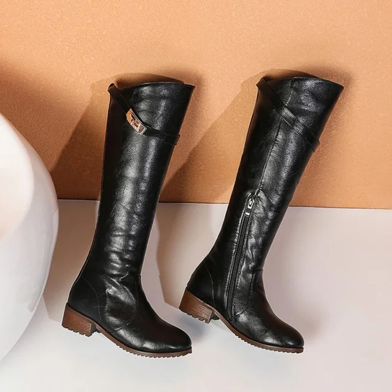 Classic Equestrian Knee High Boots