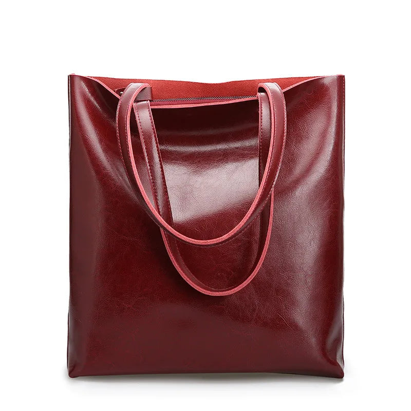 Classic Genuine Leather Shoulder Bag