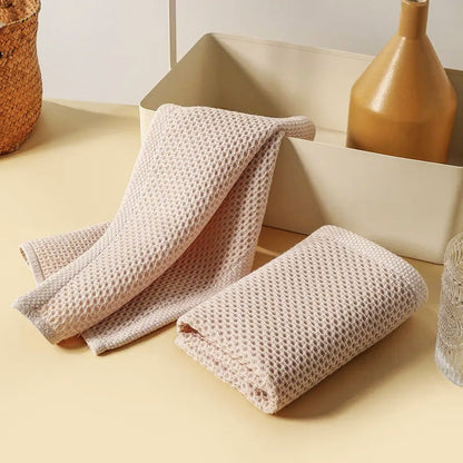 Absorbent Hexagon Kitchen Dish Towels