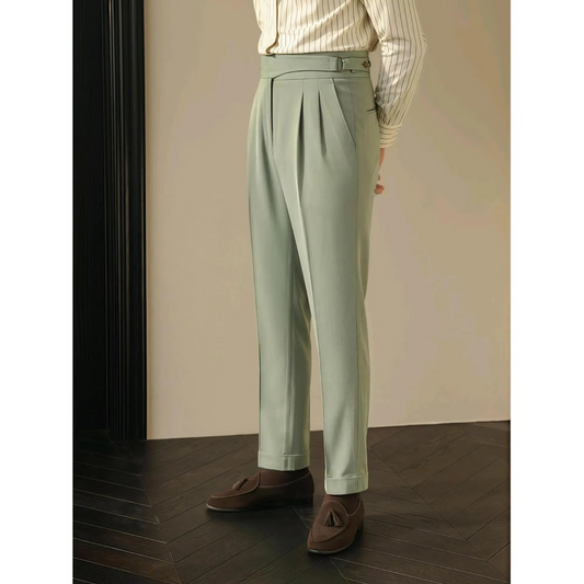 Classic Fit Men's Slim Business Trousers - EasyApparels
