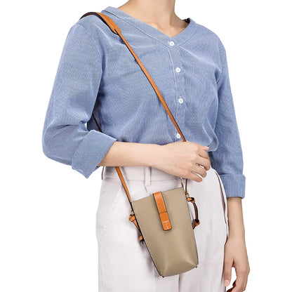 Small Leather Shoulder Bag - EasyApparels