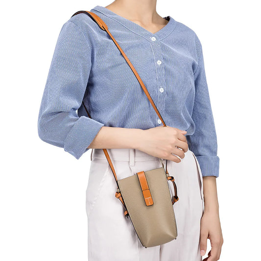 Small Leather Shoulder Bag - EasyApparels