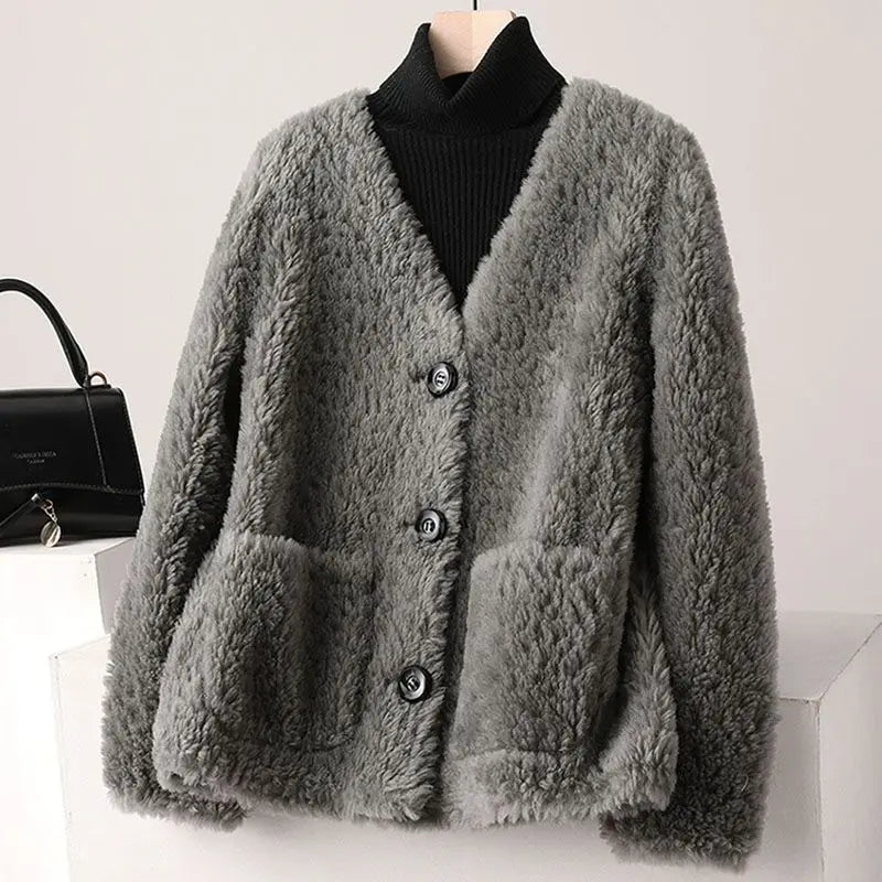 Plush Fleece Lined Winter Jacket