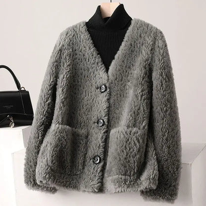 Plush Fleece Lined Winter Jacket