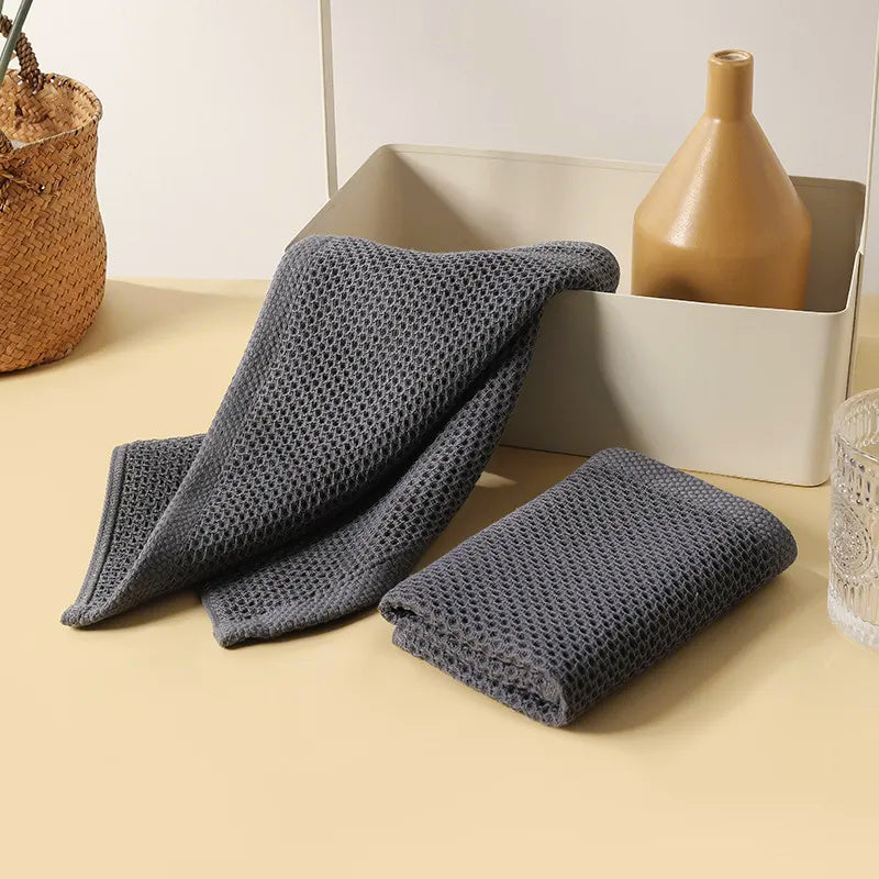 Absorbent Hexagon Kitchen Dish Towels