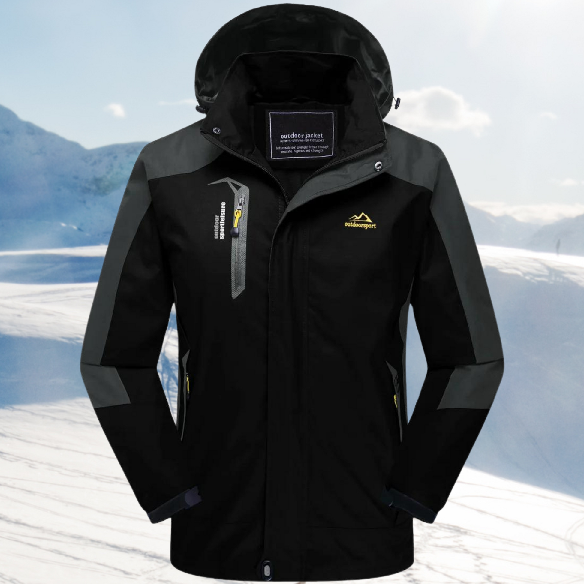 Waterproof Men's Snow Jacket - EasyApparels
