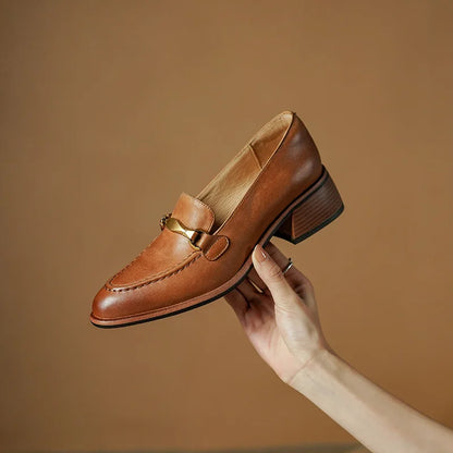 Classic Real Leather Slip On Shoe - EasyApparels