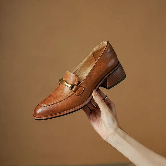 Classic Real Leather Slip On Shoe - EasyApparels