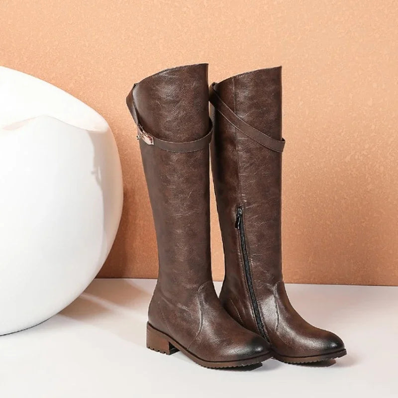 Classic Equestrian Knee High Boots