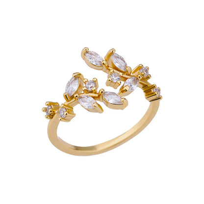 Adjustable Floral Ring