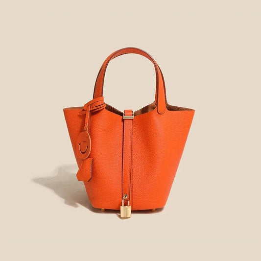 Classic Genuine Leather Handbag - EasyApparels