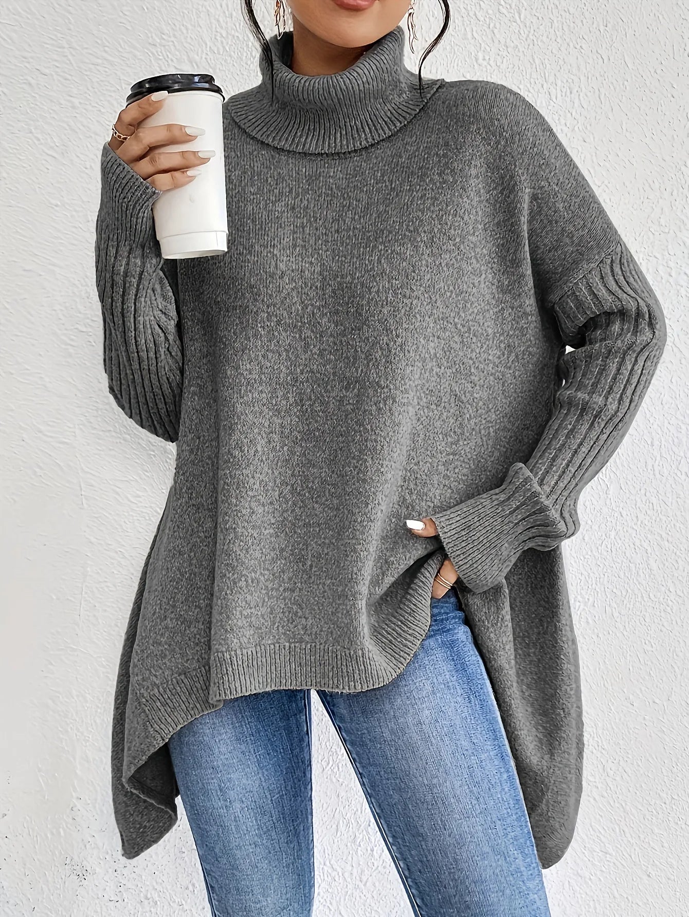 Big Oversized Crew Neck Sweater