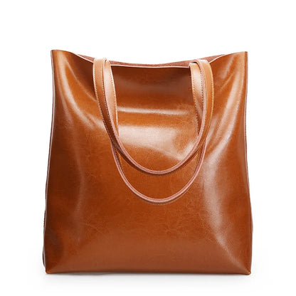 Classic Genuine Leather Shoulder Bag - EasyApparels