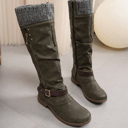 Women's Tall Zip Up Ankle Boots - Fashionable Comfort Fit