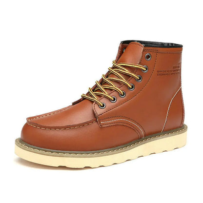 Classic Men's Ankle Boots - Comfortable Leather Shoes