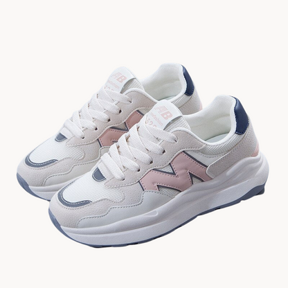 Airy Mesh Leather Women's Running Shoes - EasyApparels