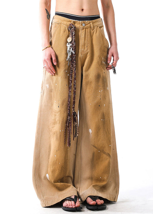 Relaxed Fit Vintage Denim Cargo Pants for Men - EasyApparels