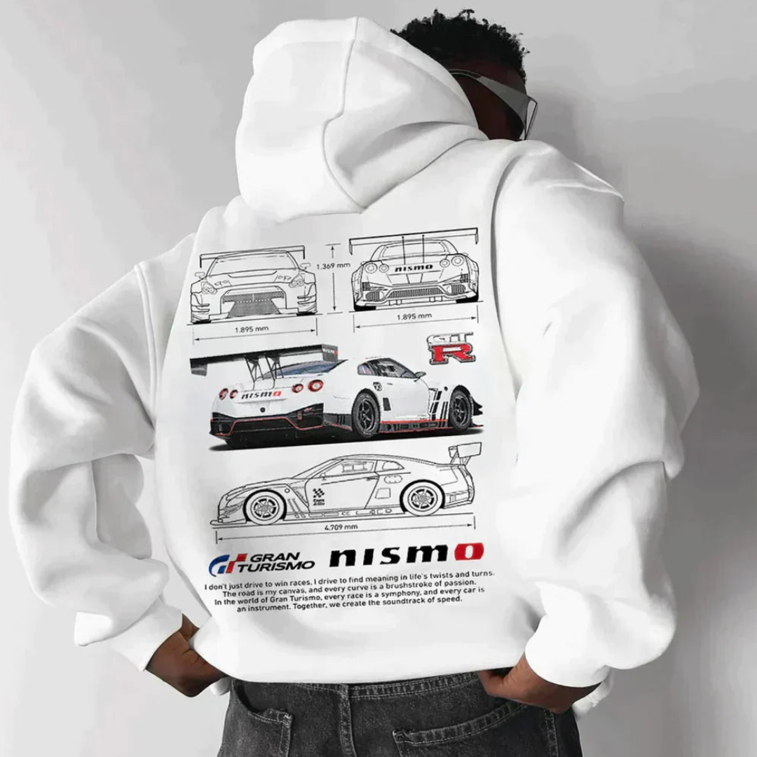 Comfortable Graphic Hoodie for Men Plus Sizes - Luxicro