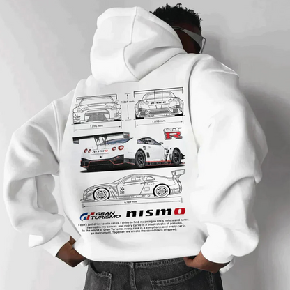 Comfortable Graphic Hoodie for Men Plus Sizes - Luxicro