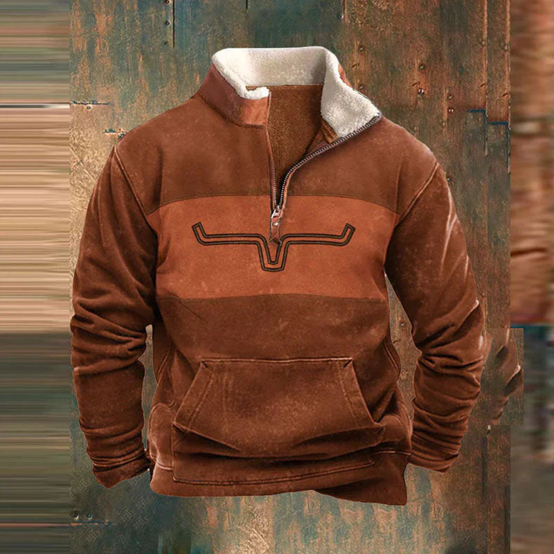 Cozy Mens Zip Up Sweater