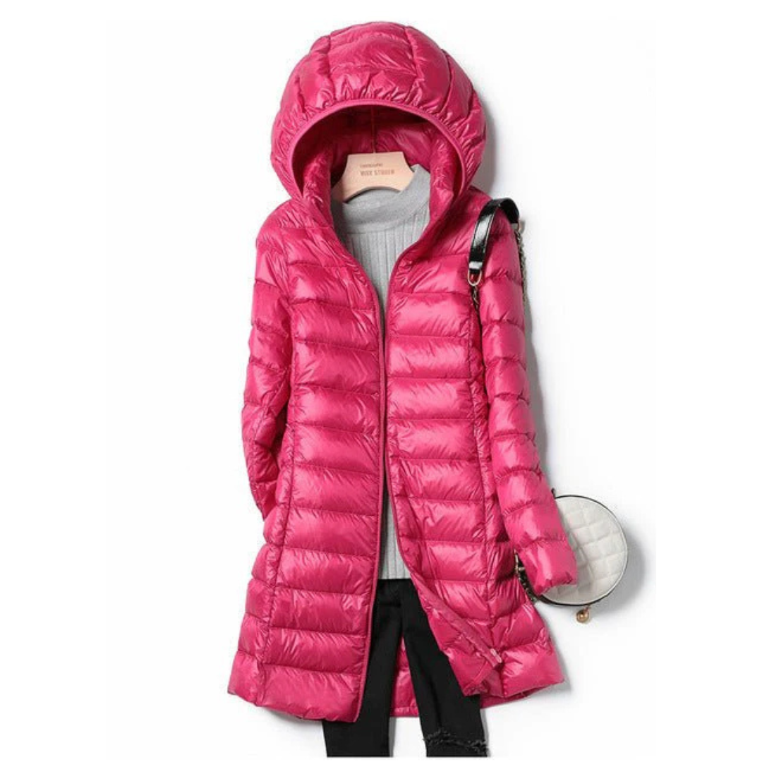 Cozy Women's Puffer Jacket with Hood