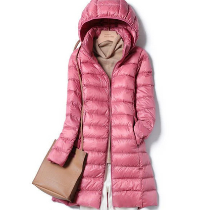 Cozy Women's Puffer Jacket with Hood