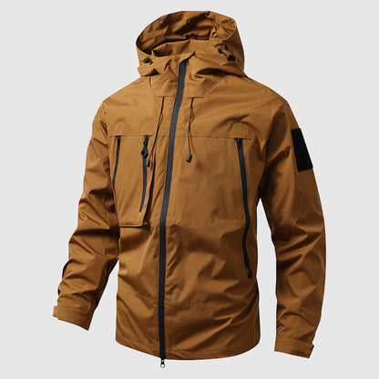 Breathable Rain Men's Hiking Windbreaker Jacket - EasyApparels