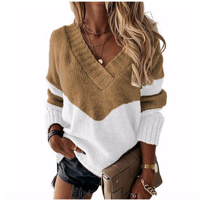 Low Neck Women's Cozy Sweater