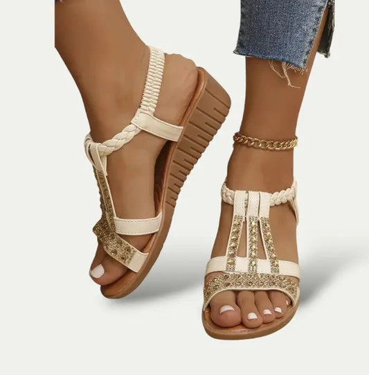 Comfortable Flat Toe Summer Sandals for Women - EasyApparels