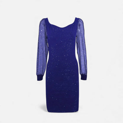 Sexy V-Neck Sequin Party Dress - Luxicro