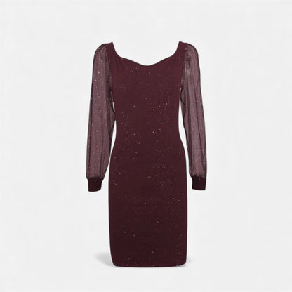 Sexy V-Neck Sequin Party Dress