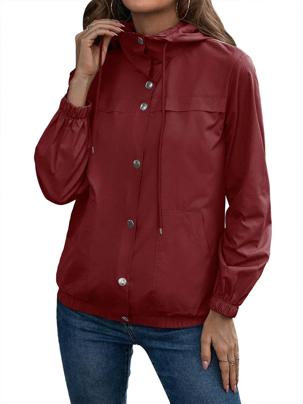 Ladies Long Waterproof Parka Jacket - Luxicro