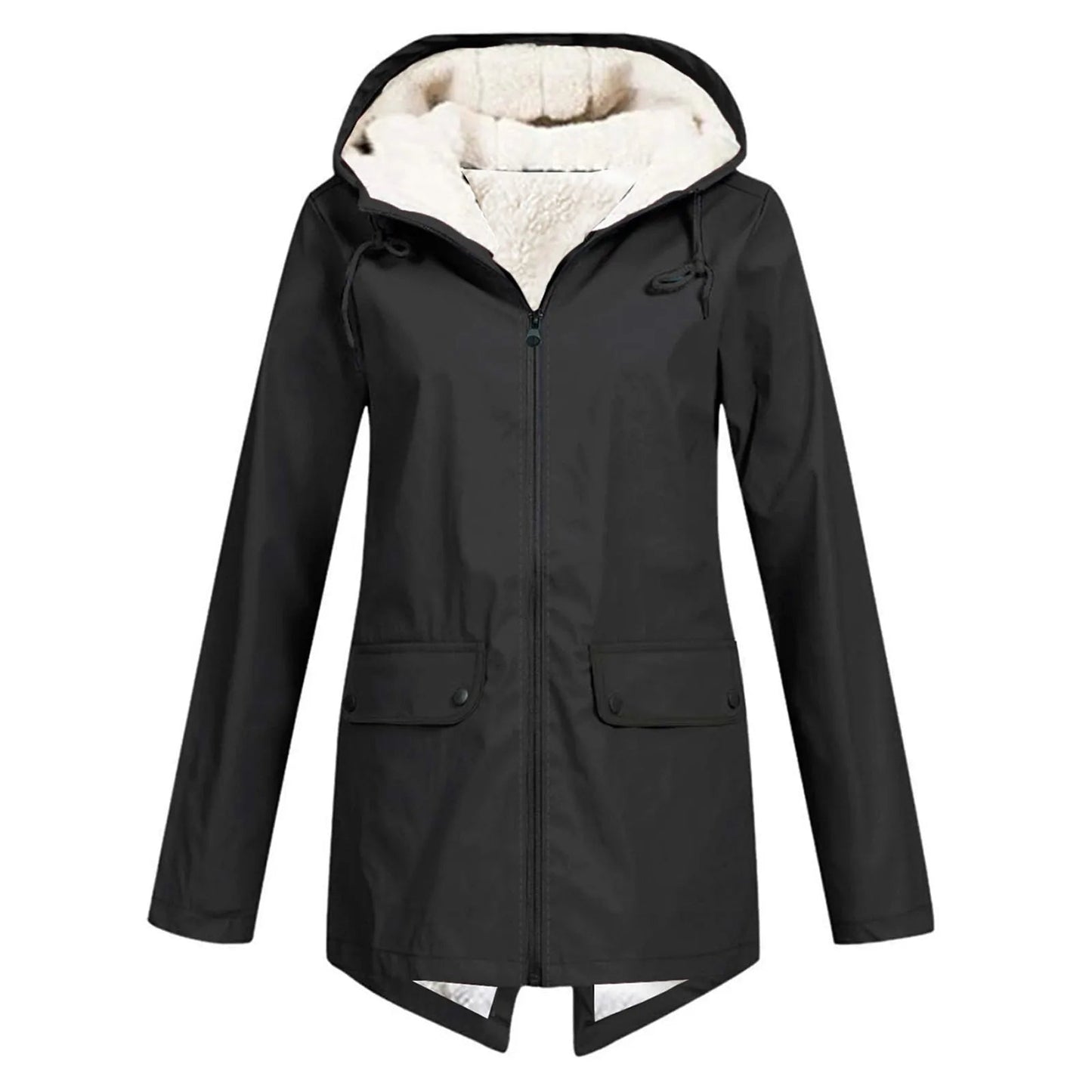 Ladies Warm Waterproof Parka Jacket