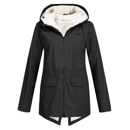 Ladies Warm Waterproof Parka Jacket