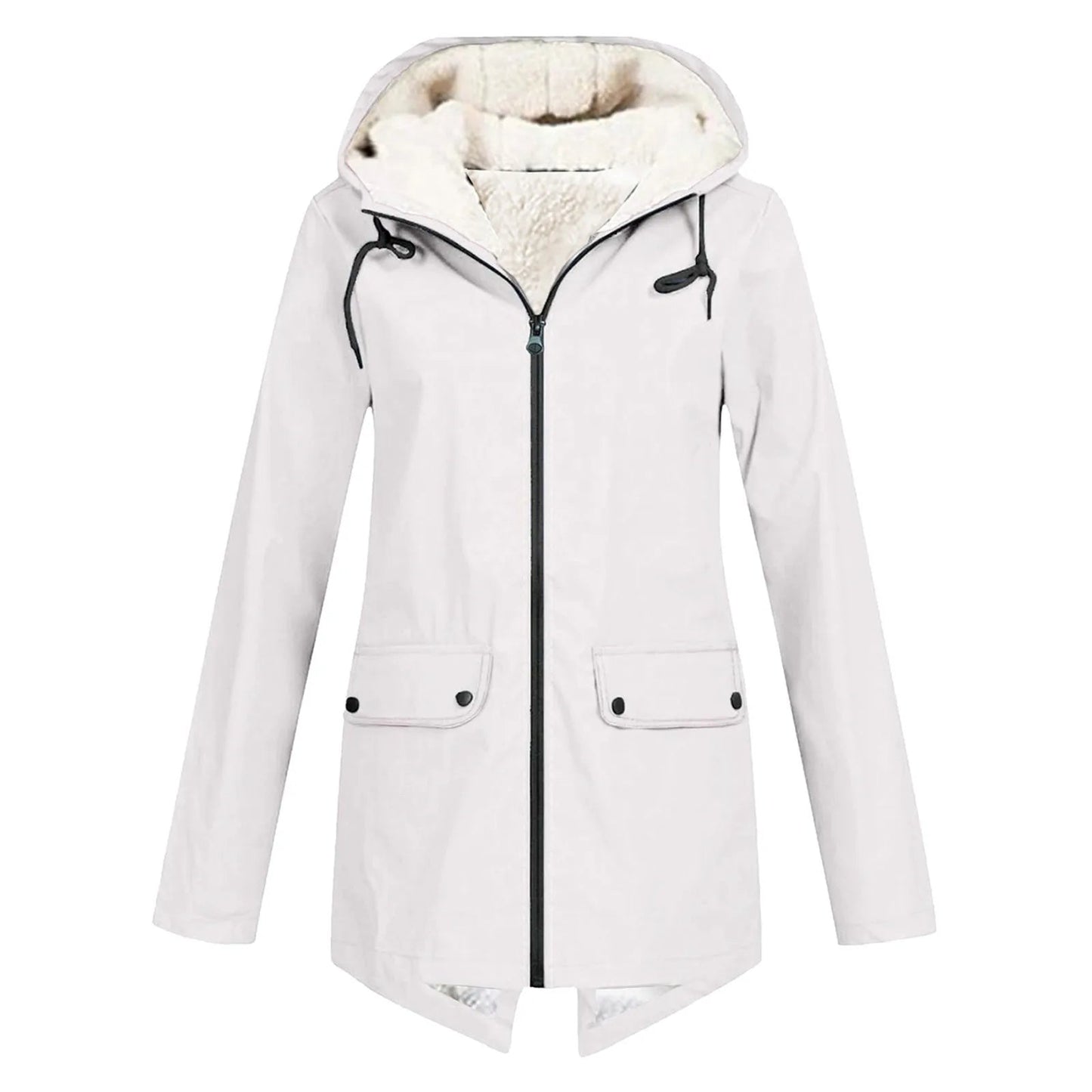 Ladies Warm Waterproof Parka Jacket