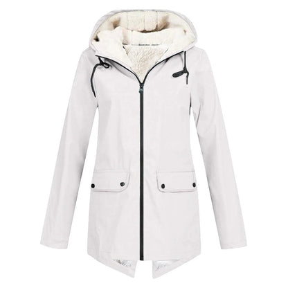 Ladies Warm Waterproof Parka Jacket