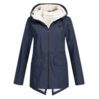 Ladies Warm Waterproof Parka Jacket