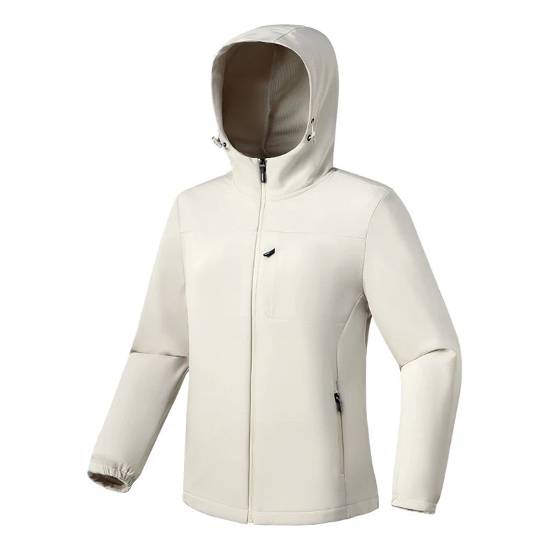 Women's Waterproof Long Sleeve Hoodie Jacket - Luxicro