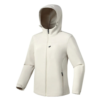 Women's Waterproof Long Sleeve Hoodie Jacket - Luxicro