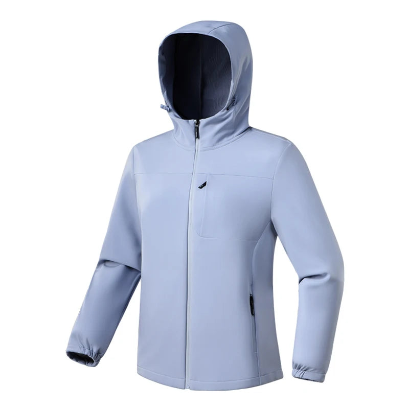 Women's Waterproof Long Sleeve Hoodie Jacket