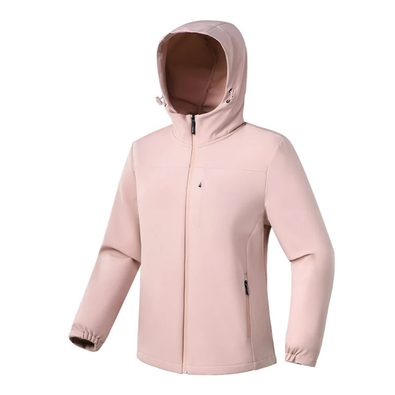 Women's Waterproof Long Sleeve Hoodie Jacket
