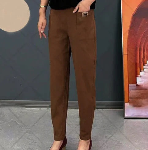 Soft Women's Casual Elastic Waist Pants