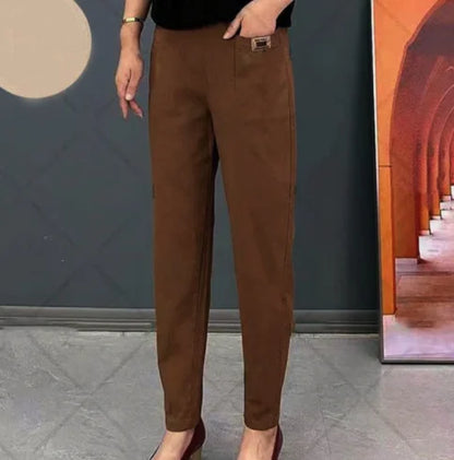 Soft Women's Casual Elastic Waist Pants